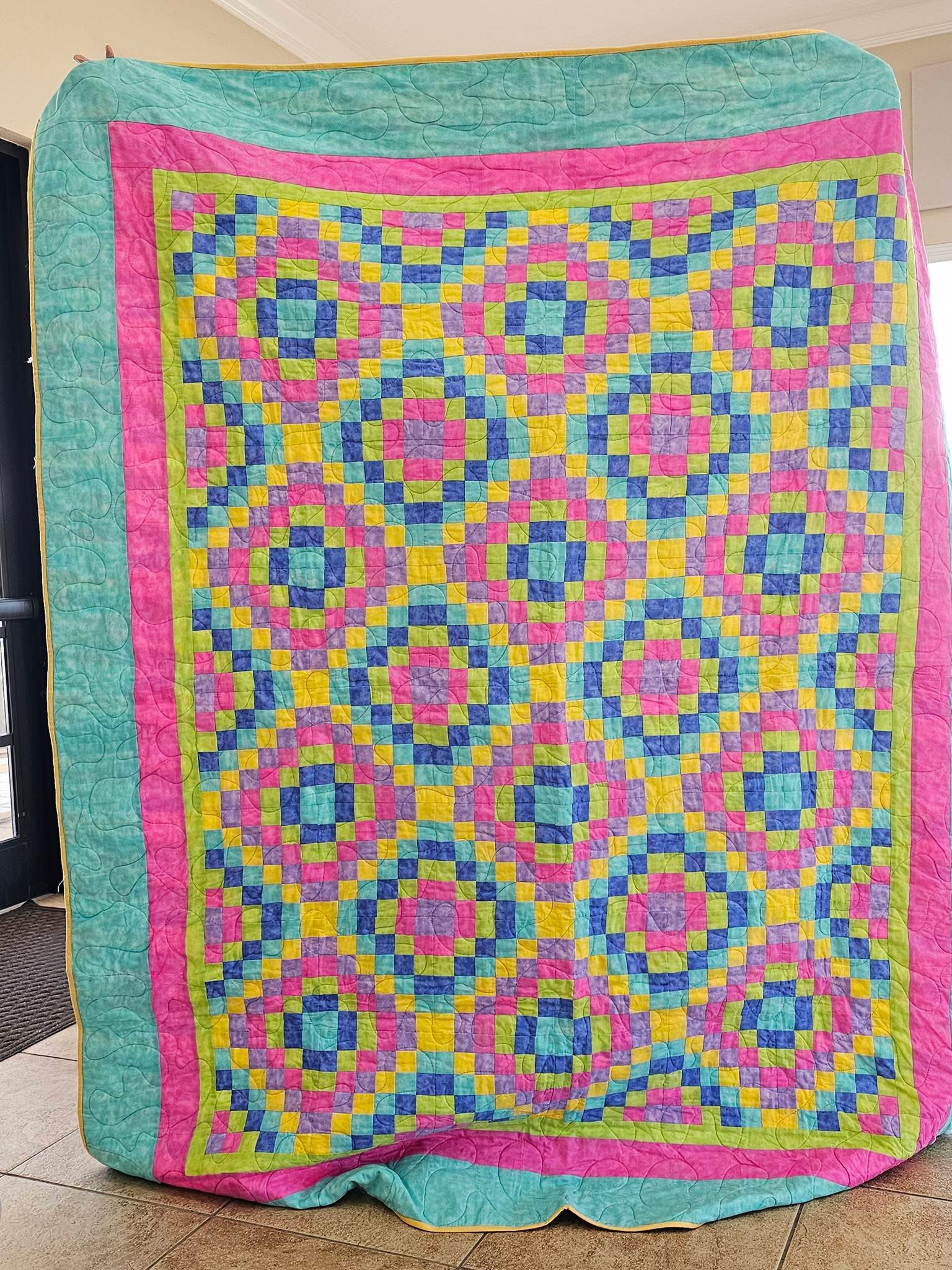 Warm blanket in a peaceful home setting